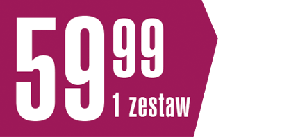 59,99 / 1 zestaw