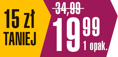 15 zł taniej / 19,99 za 1 opak.