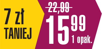 7 zł taniej / 15,99 za 1 opak.
